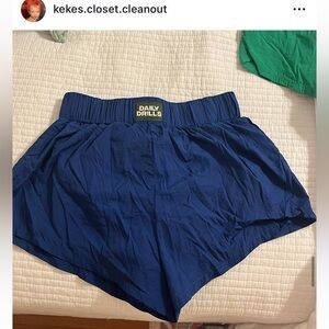 Navy dd bounce shorts